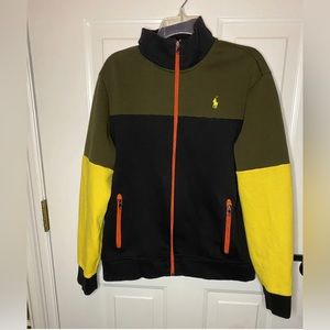 Polo Ralph Lauren Men Sweatshirt And Pants Multicolor Full Zip Color block Large